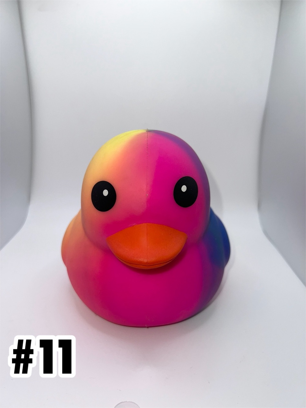Authentic Sunny Days Jumbo Squishy Stress Toy Squeezy Rainbow  Duck New